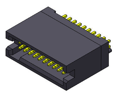 Tipo recto 300V AC/DC de la inmersión de la fila dual del jefe de la caja de 1.0AMP 1.27m m