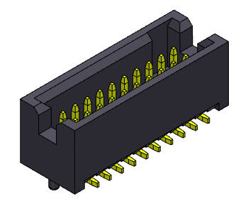 tipo del conector 1.27m m SMT del jefe de la caja de 300V AC/DC con las clavijas