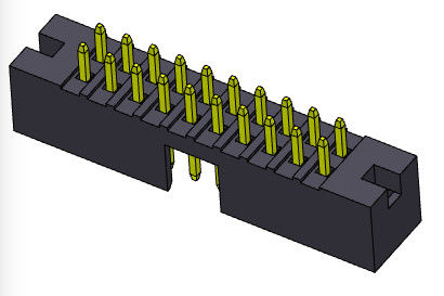 tipo recto H=5.60mm de la inmersión de la fila dual del jefe 2m m de la caja de 500V AC/DC