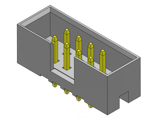 tipo recto H=5.60mm de la inmersión de la fila dual del jefe 2m m de la caja de 500V AC/DC