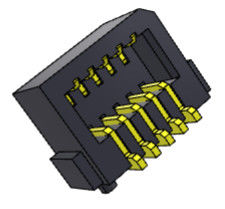 Tablero lateral de SMT de la entrada para subir a la echada 0.80m m 10-60Pin UL94V0 PA69T del conector