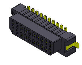 06-30 tablero del Pin SMT para subir a la echada 1.00m m UL94V0 LCP del conector