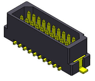 Tablero de la echada 1.00m m SMT para subir al conector de poder superficial masculino del soporte del conector