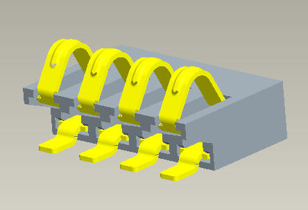 Tipo conector de la echada 1.6m m Smt para conectar las baterías desmontables con las clavijas