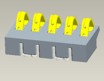 Tipo conector de la echada 1.6m m Smt para conectar las baterías desmontables con las clavijas