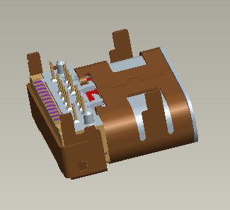 El tipo femenino conector SMT del reversible del Usb 3,1 de C sumerge 1.2m m 10000 ciclos de mínimo
