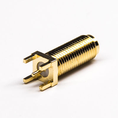 50Ω el conector hembra del cable coaxial del chapado en oro SMA sumerge el tipo L 20m m