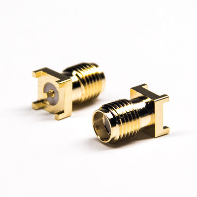 L ALCANCE del conector coaxial 0~6GHZ ROHS de 10.8m m RF certificó