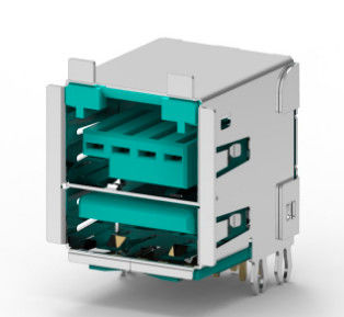 tipo de ángulo recto femenino de la inmersión del conector USB el 90° del poder 3.0Amp (con el oído) 5V 12V 24V