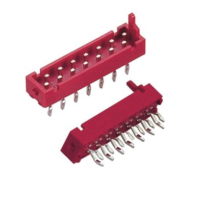 tipo masculino de la inmersión del partido del conector del receptáculo del PWB del conector del jefe de 1.27mm*1.5m m IDC