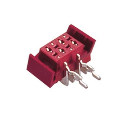 Tipo hembra de la inmersión del receptáculo del PWB del conector 1.27mm*1.5m m de ángulo recto