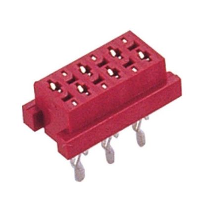 Conector 180° vertical femenino del jefe de los aparatos eléctricos IDC