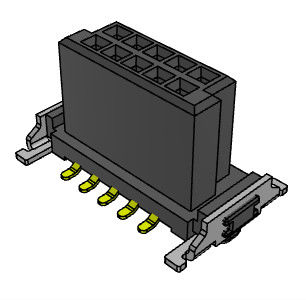 tablero de alta velocidad de 1.27m m para subir a los conectores que flotan al tablero al conector SMT del tablero