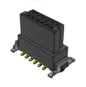 tablero de 1.27m m para subir al tipo flotante vertical 180 de SMT de los conectores