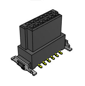 tablero de 1.27m m para subir al tipo flotante vertical 180 de SMT de los conectores