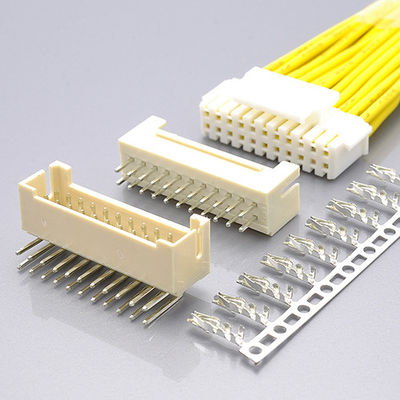 2.0mm Conectores de alambre de placa de circuito Wafer Dos filas Ángulo recto 90 ° Tipo de inmersión PHB2.0 Serie