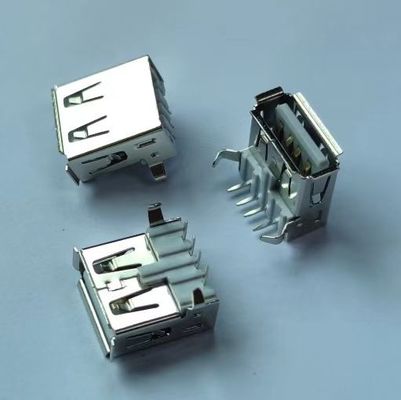 USB 2.0 Tipo A Conector Femenino Ángulo derecho Tipo de penetración